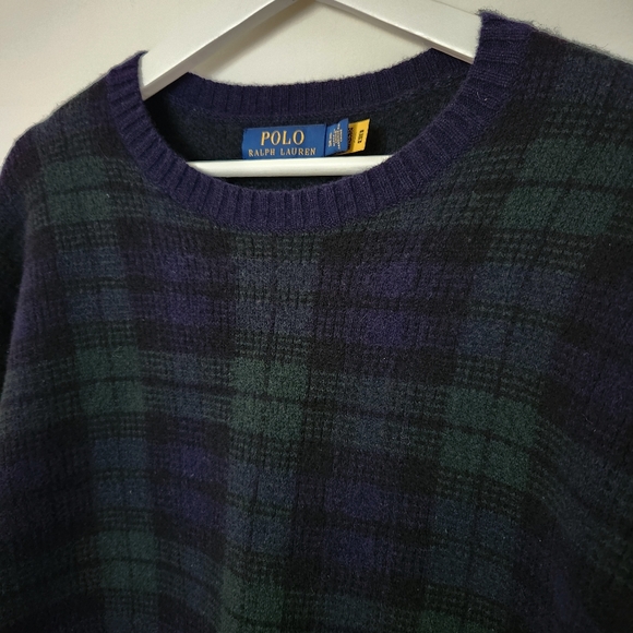 Polo Ralph Lauren Wool Plaid /Tartan Sweater Size XL - Picture 3 of 6
